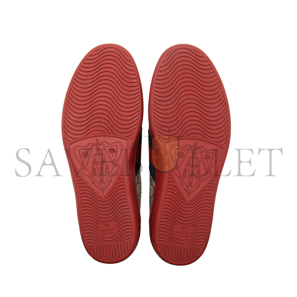 GUCCI MEN'S GG SUPREME WEB ACE SNEAKERS 